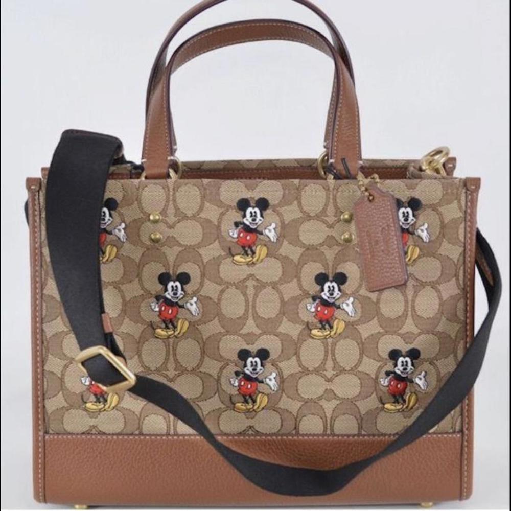 Coach Signature Disney 100th Anniversary Dempsey 30 Tote